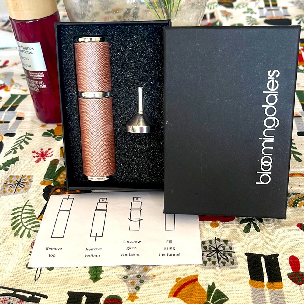 Bloomingdale’s fragrance bottle